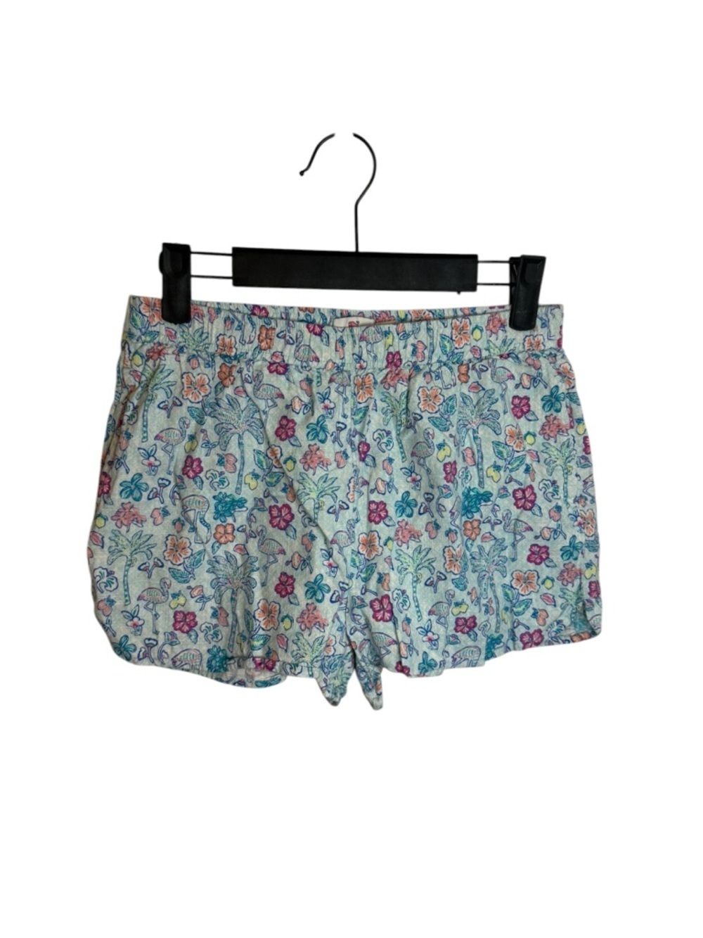 Vineyard Vines Girls Flamingo Flock Lined Cotton Shorts